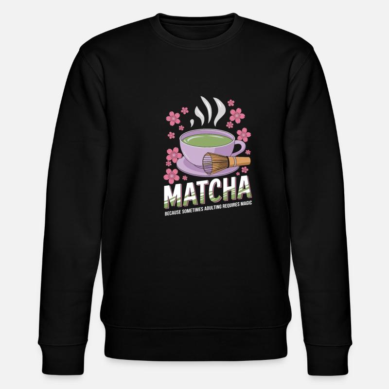 Le Matcha - Sweat bio CHANGER Stanley/Stella Unisexe - noir