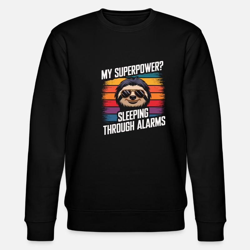 Bürohumor - Stanley/Stella Unisex Bio-Sweatshirt CHANGER  - Schwarz