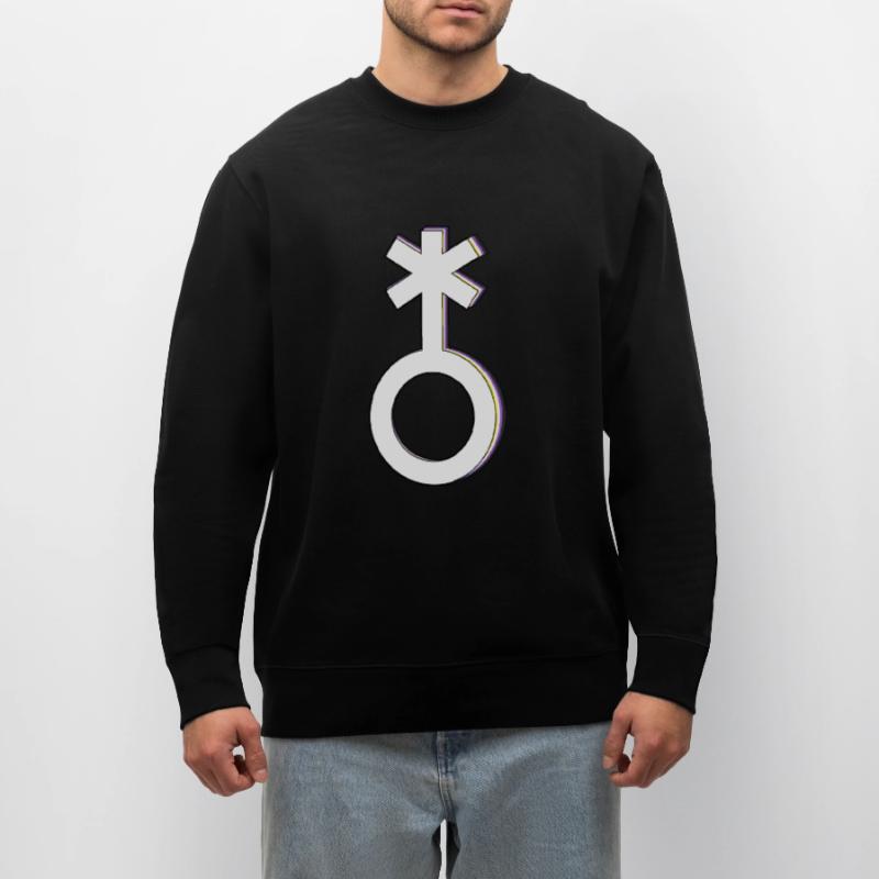 Nonbinary Symbol Non-Binary Nonbinary Artistic Stanley/Stella CHANGER Unisex Organic Sweatshirt