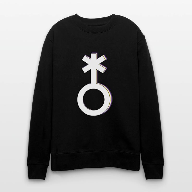 Nonbinary Symbol Non-Binary Nonbinary Artistic Stanley/Stella CHANGER Unisex Organic Sweatshirt