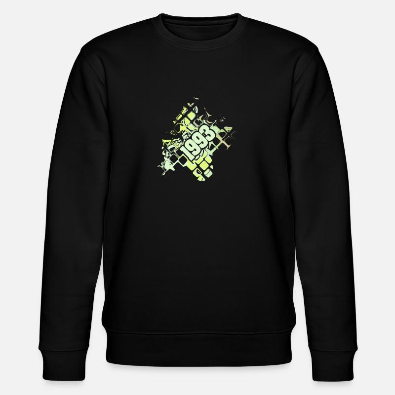 Geschenk 1993 - Stanley/Stella Unisex Bio-Sweatshirt CHANGER  - Schwarz