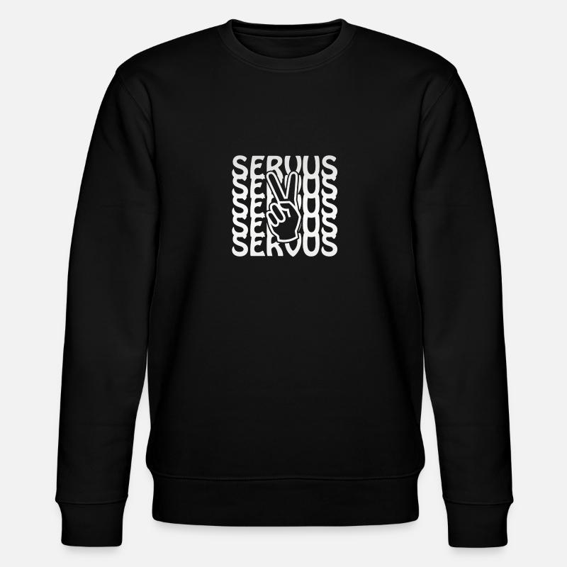 servus - Stanley/Stella Unisex Bio-Sweatshirt CHANGER  - Schwarz