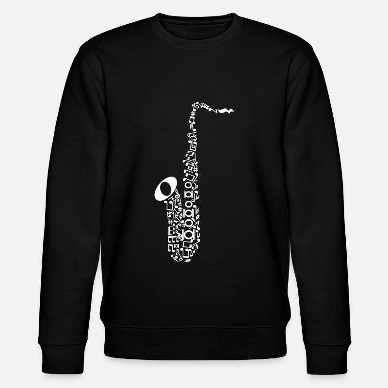 Saxophone - Sweat bio CHANGER Stanley/Stella Unisexe - noir