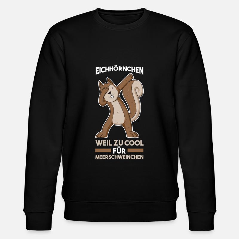 Erdmännchen - Stanley/Stella Unisex Bio-Sweatshirt CHANGER  - Schwarz