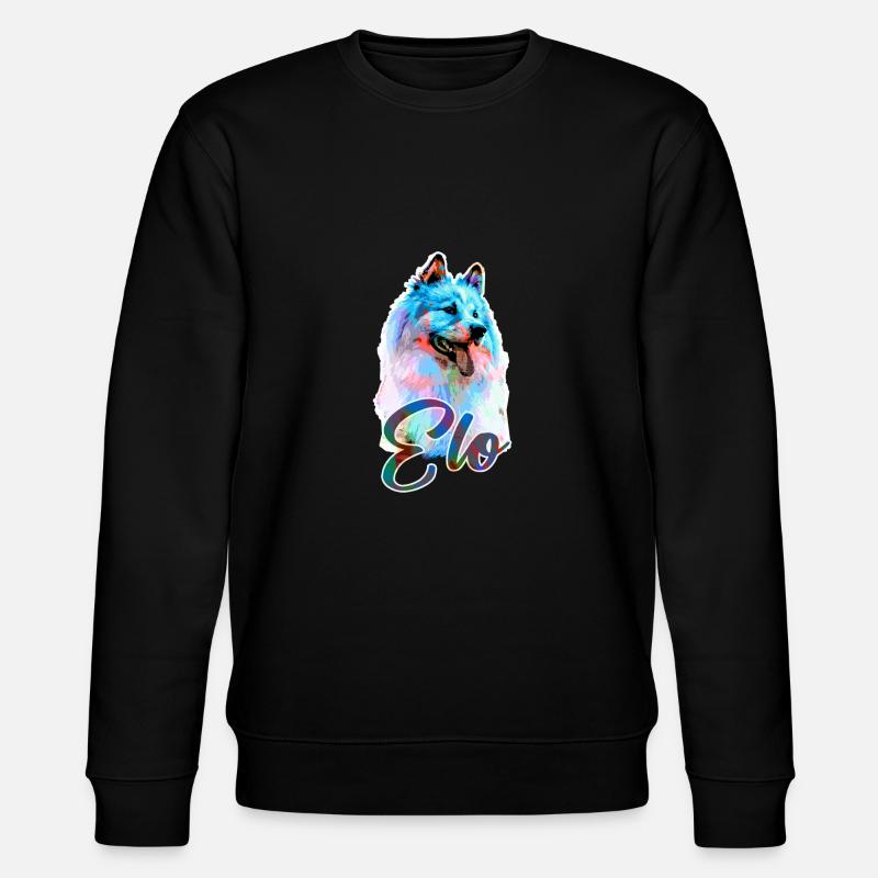 mum, dogs,graffiti,dog,illu,eloschaboro - Stanley/Stella CHANGER Unisex Organic Sweatshirt - black