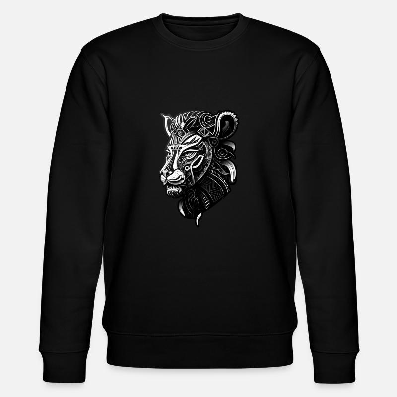 Löwe - Stanley/Stella Unisex Bio-Sweatshirt CHANGER  - Schwarz