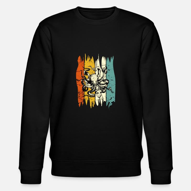 octopus - Stanley/Stella CHANGER Unisex Organic Sweatshirt - black