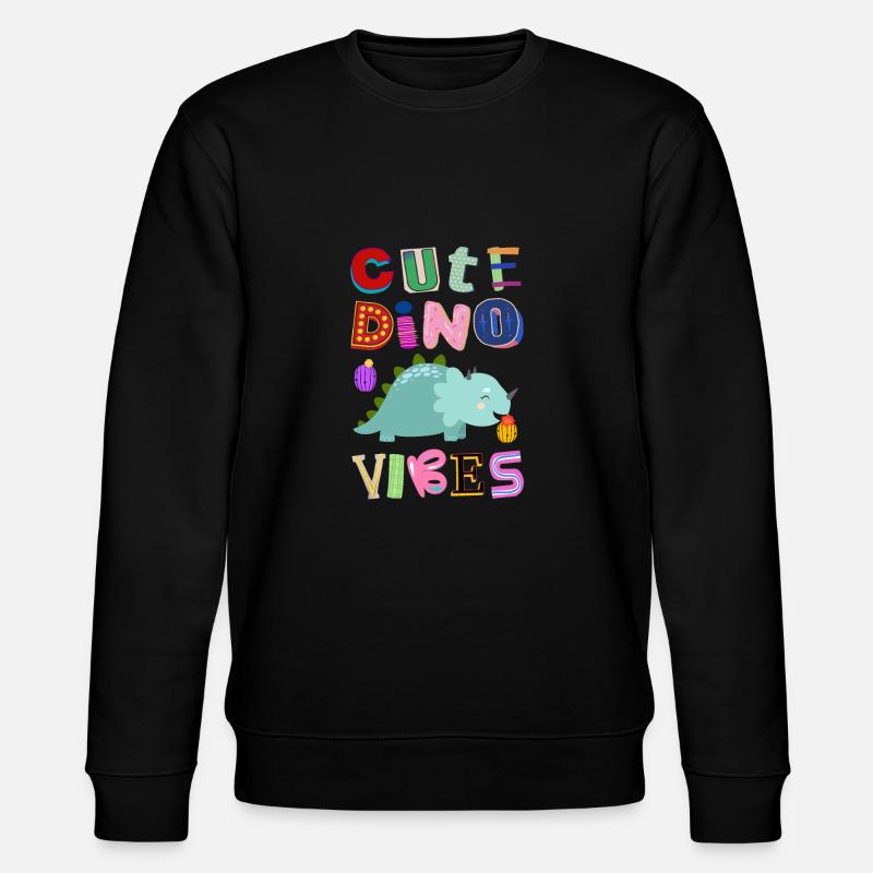Mignon Dino Vibes n ° 1 - Sweat bio CHANGER Stanley/Stella Unisexe - noir