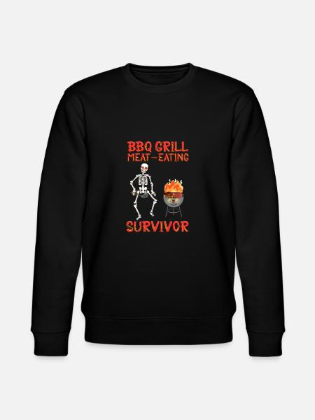 BBQ Grill Mangeur de viande Survivant Squelette - Sweat bio CHANGER Stanley/Stella Unisexe - noir