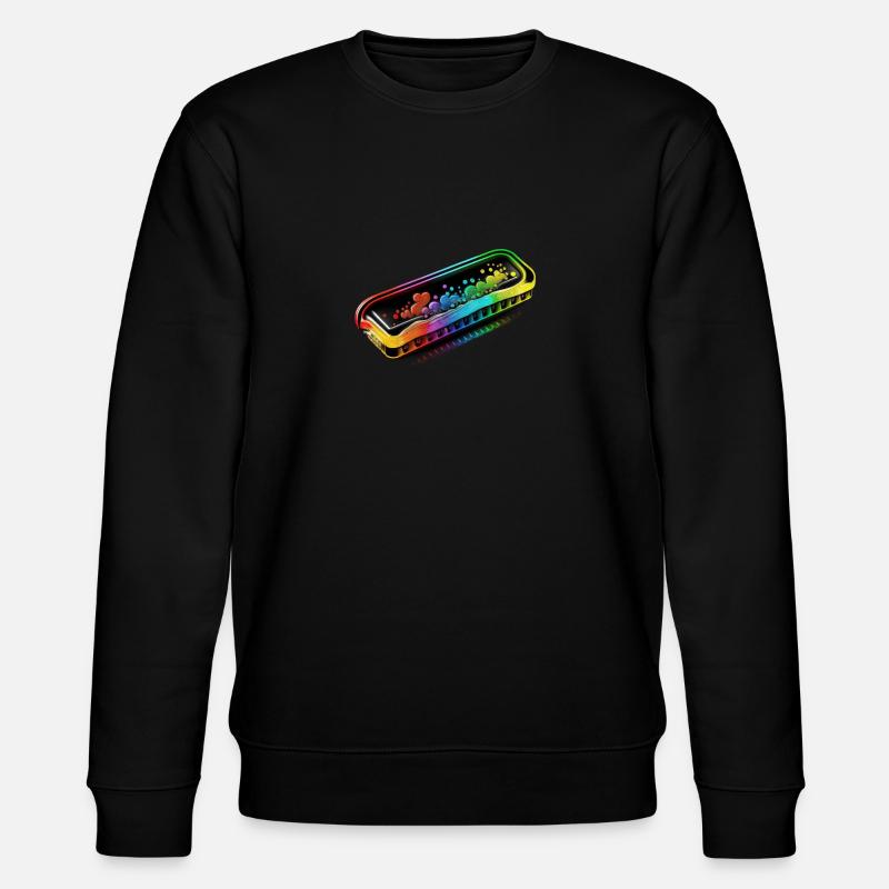 HARMONICA - Stanley/Stella CHANGER Unisex Organic Sweatshirt - black