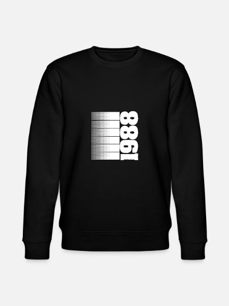 Year 1988 - Stanley/Stella CHANGER Unisex Organic Sweatshirt - black