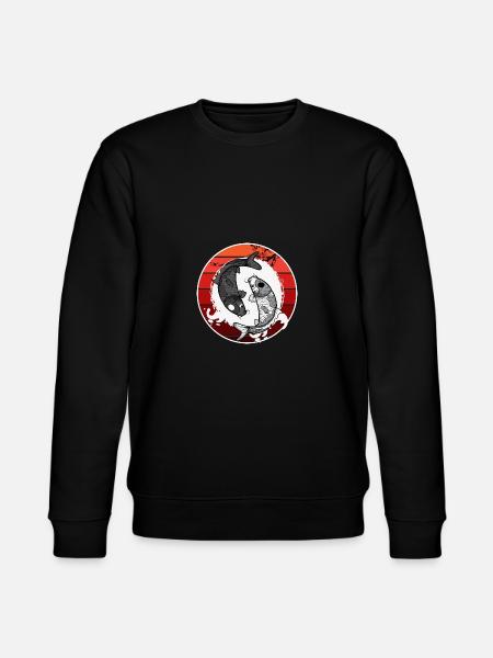 Japanese Koi Fish Painter Poison - Stanley/Stella CHANGER Unisex Organic Sweatshirt - black