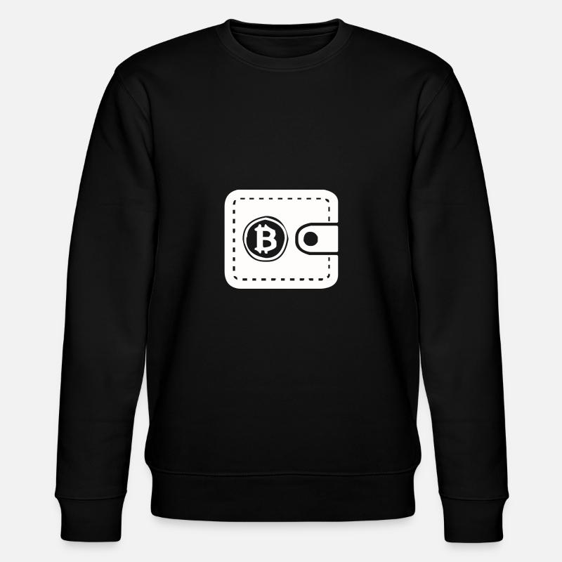 Portefeuille bitcoin - Sweat bio CHANGER Stanley/Stella Unisexe - noir