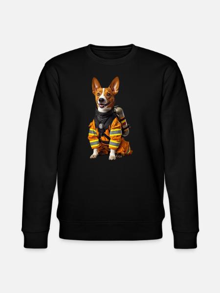 Basenji - Stanley/Stella Unisex Bio-Sweatshirt CHANGER  - Schwarz