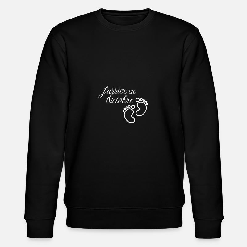 j'arrive en octobre - Sweat bio CHANGER Stanley/Stella Unisexe - noir