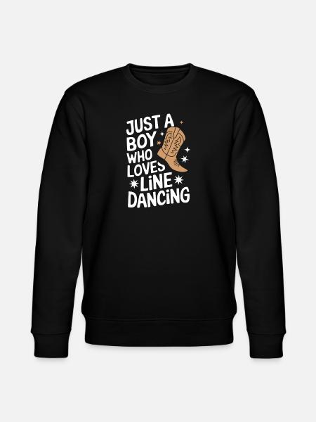 Line Dancing Dancing Dancers - Stanley/Stella CHANGER Unisex Organic Sweatshirt - black