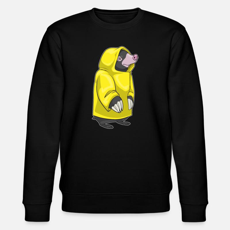 Mole Rain Jacket - Stanley/Stella CHANGER Unisex Organic Sweatshirt - black