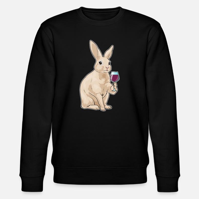Vin rouge de lapin - Sweat bio CHANGER Stanley/Stella Unisexe - noir