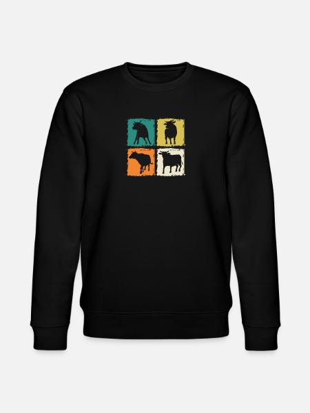 Buffalo Cattle Oxen - Stanley/Stella CHANGER Unisex Organic Sweatshirt - black