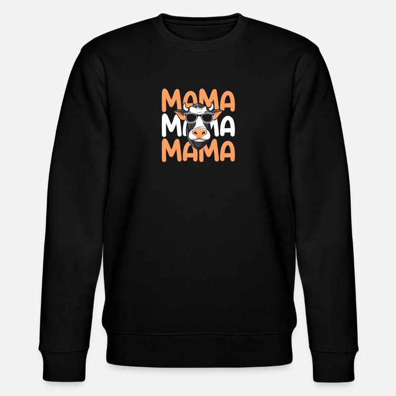 vache maman vaches vaches - Sweat bio CHANGER Stanley/Stella Unisexe - noir