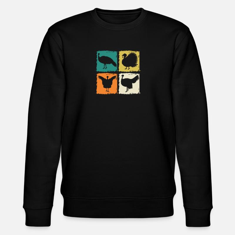 Poulets Coq Dinde - Sweat bio CHANGER Stanley/Stella Unisexe - noir