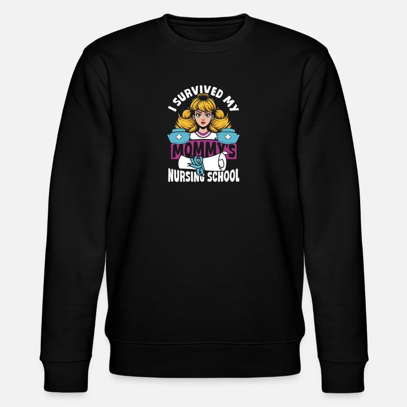 Abschluss Krankenschwester Krankenpflege Mutter - Stanley/Stella Unisex Bio-Sweatshirt CHANGER  - Schwarz