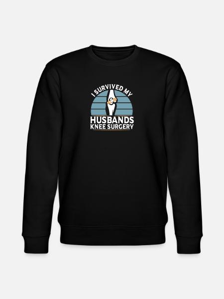Knee Surgery Knee Surgery Surgery - Stanley/Stella CHANGER Unisex Organic Sweatshirt - black