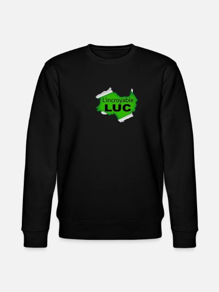 Incroyable LUC - Sweat bio CHANGER Stanley/Stella Unisexe - noir