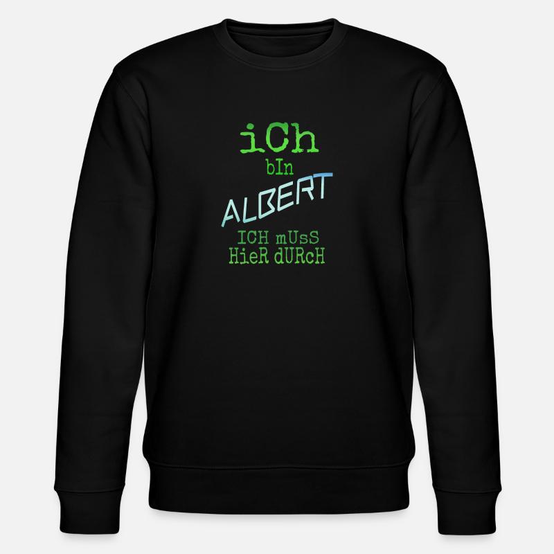Albert Albert - Stanley/Stella Unisex Bio-Sweatshirt CHANGER  - Schwarz