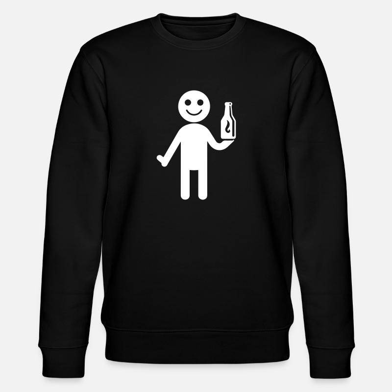Bière buvant Figurine bâton - Sweat bio CHANGER Stanley/Stella Unisexe - noir