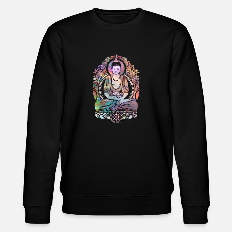 Cosmic Buddha - Sweat bio CHANGER Stanley/Stella Unisexe - noir