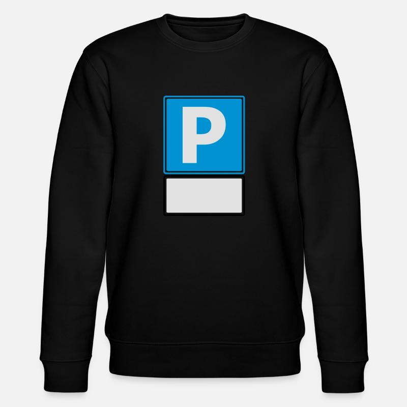 parken parkplatz - Stanley/Stella Unisex Bio-Sweatshirt CHANGER  - Schwarz