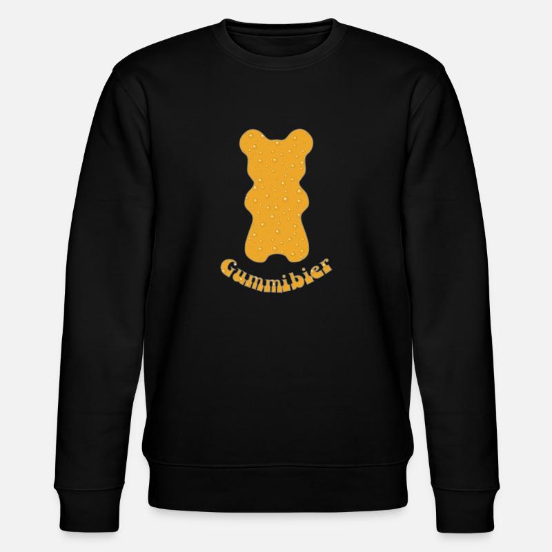 Beer-Bier-Gummibier - Stanley/Stella Unisex Bio-Sweatshirt CHANGER  - Schwarz