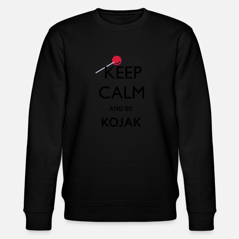 BE KOJAK - Stanley/Stella Unisex Bio-Sweatshirt CHANGER  - Schwarz