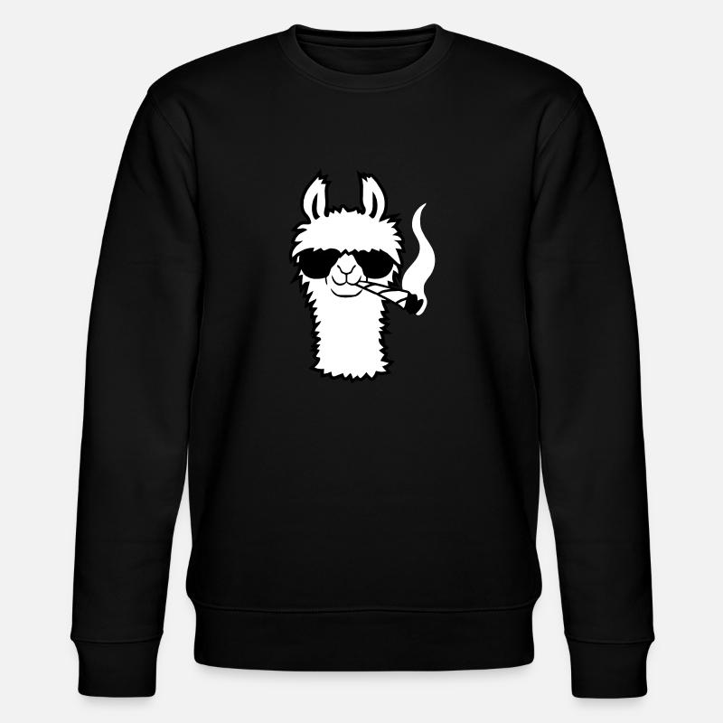 Lama Avec Joint - Sweat bio CHANGER Stanley/Stella Unisexe - noir