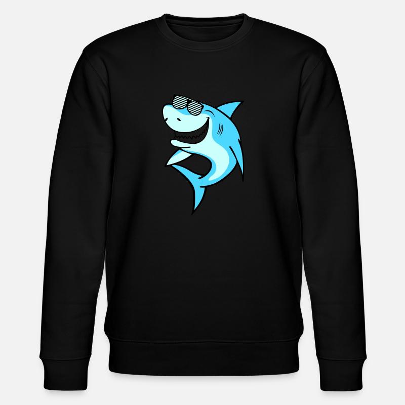 Shark Sunglasses - Stanley/Stella CHANGER Unisex Organic Sweatshirt - black