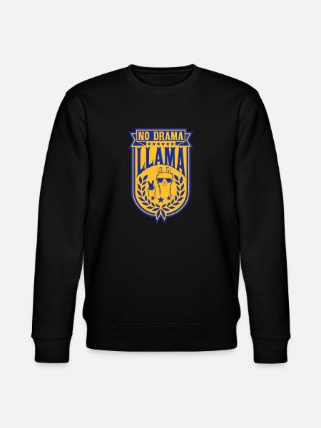 Relax No Drama Llama - Stanley/Stella CHANGER Unisex Organic Sweatshirt - black