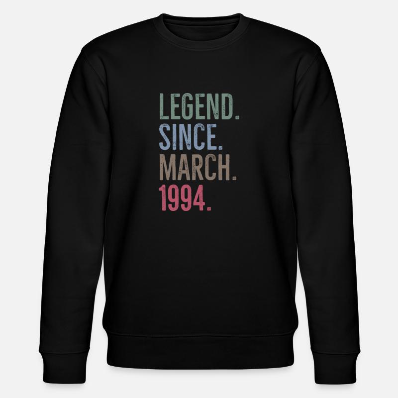 Légende depuis mars 1994 - Sweat bio CHANGER Stanley/Stella Unisexe - noir