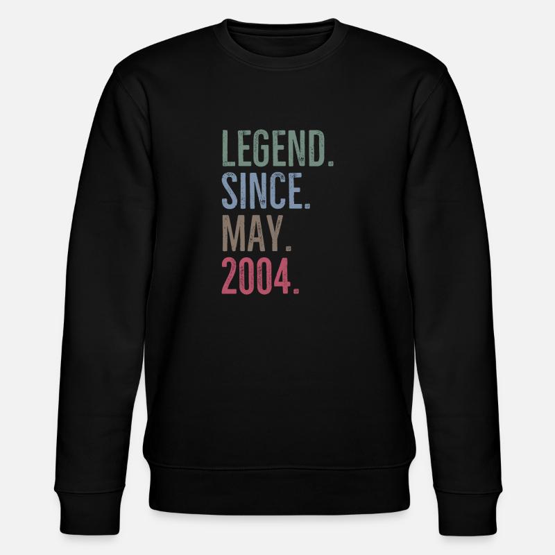 Legend Since May 2004 - Stanley/Stella CHANGER Unisex Organic Sweatshirt - black