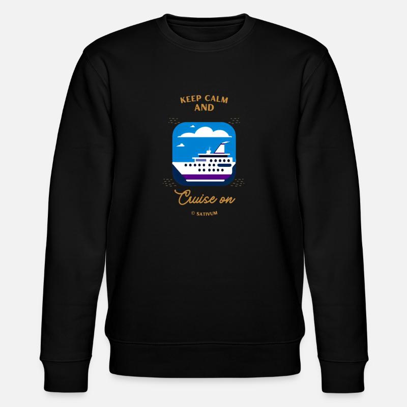 Restez calme et naviguez - Sweat bio CHANGER Stanley/Stella Unisexe - noir