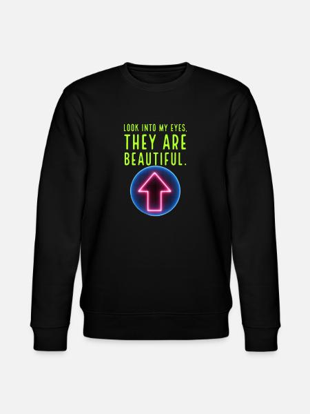 Beautiful eyes - Stanley/Stella Unisex Bio-Sweatshirt CHANGER - Schwarz