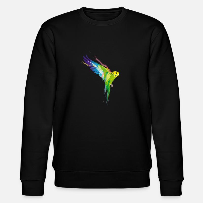 Perruche ondulée - Sweat bio CHANGER Stanley/Stella Unisexe - noir