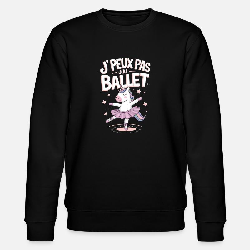 J'peux pas j'ai ballet - Sweat bio CHANGER Stanley/Stella Unisexe - noir