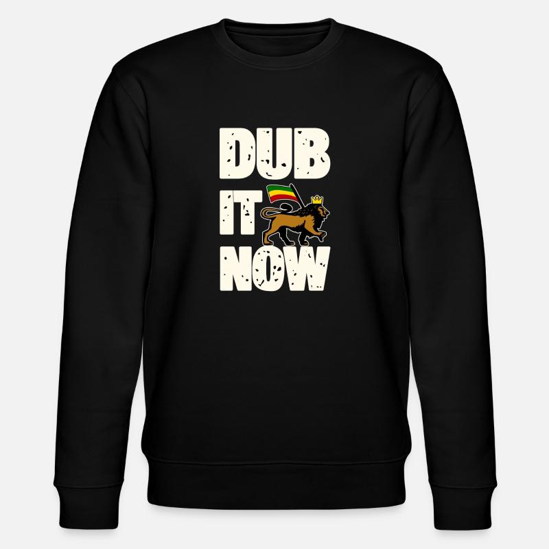Dub It Now Lion - Stanley/Stella Unisex Bio-Sweatshirt CHANGER  - Schwarz