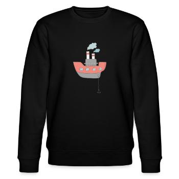 Boot - Stanley/Stella Unisex Bio-Sweatshirt CHANGER  - Schwarz - Vorne - Nik (191cm) & Marisol (170cm)