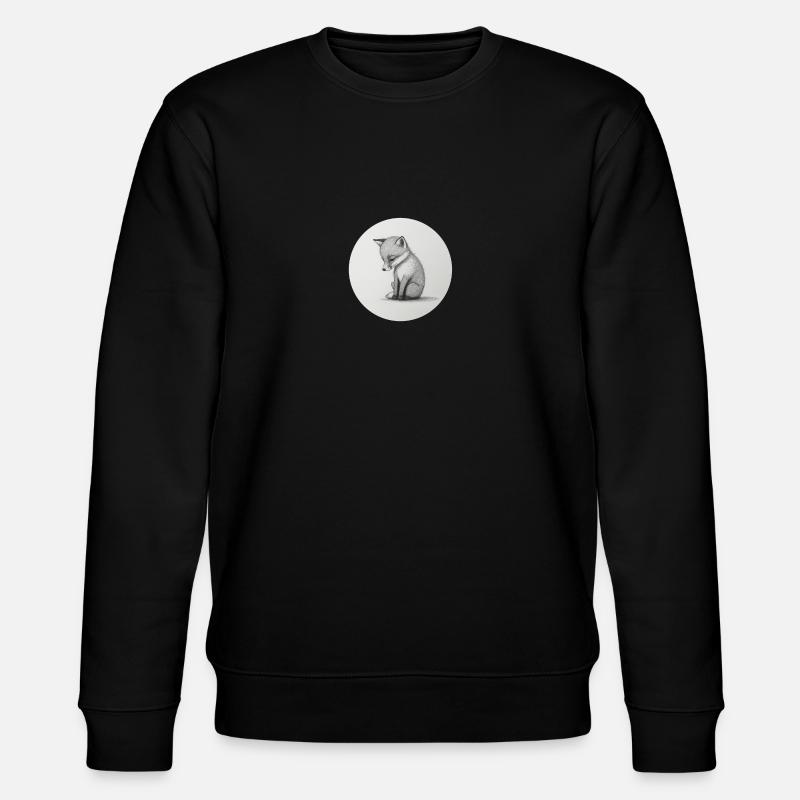 Fox - Stanley/Stella CHANGER Unisex Organic Sweatshirt - black