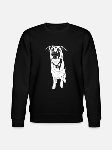 Malinois - Stanley/Stella Unisex Bio-Sweatshirt CHANGER  - Schwarz