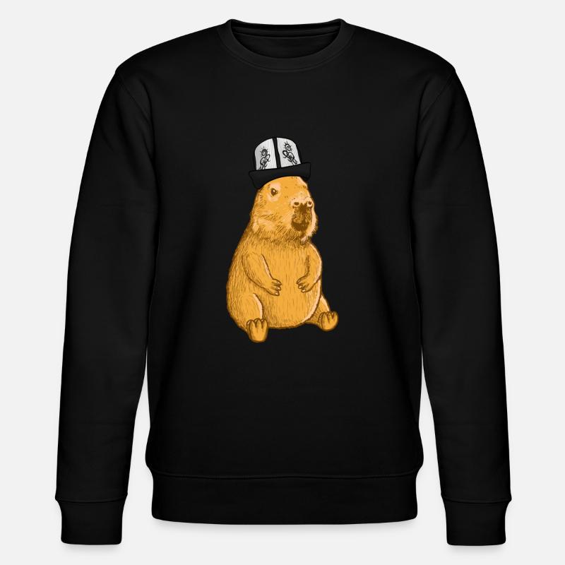 Capybara Kyrgyzstan - Stanley/Stella Unisex Bio-Sweatshirt CHANGER - Schwarz