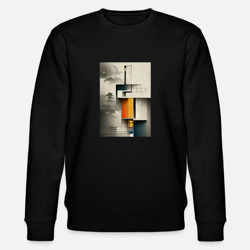 Unique Dirty Bauhaus Pattern - Sweat bio CHANGER Stanley/Stella Unisexe - noir