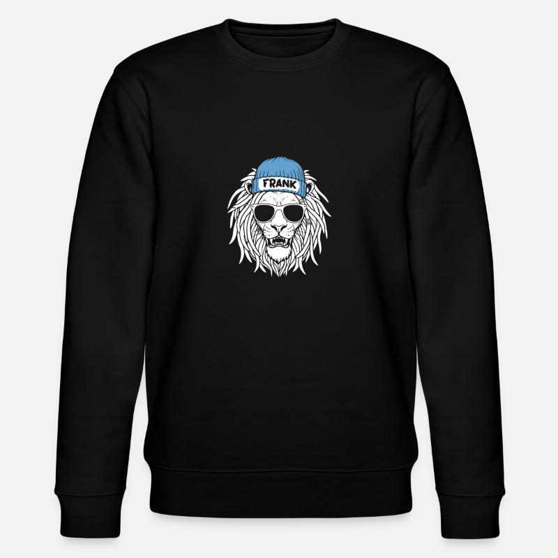 Löwe Frank - Stanley/Stella Unisex Bio-Sweatshirt CHANGER  - Schwarz